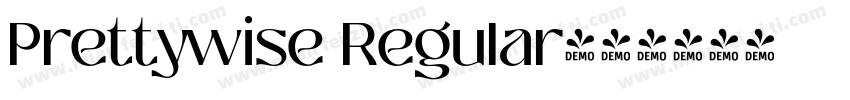 Prettywise Regular字体转换